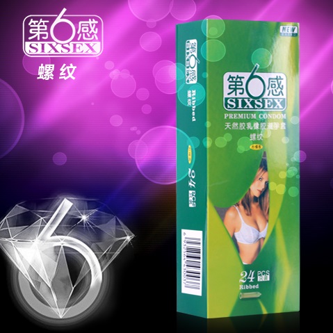 第六感超薄螺纹安全套